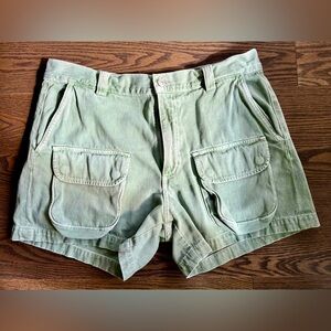 Love love love these! AGOLDE Denim utility shorts.